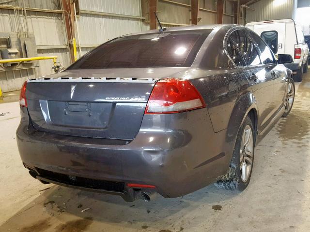 6G2ER57778L132072 - 2008 PONTIAC G8 GRAY photo 4