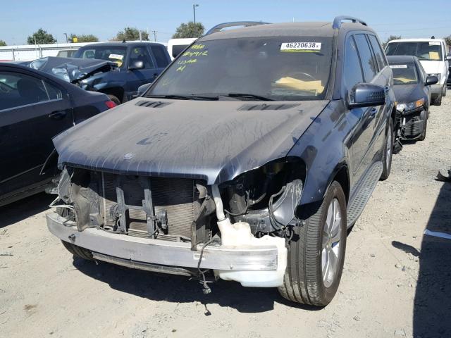 4JGBF7BE3BA740501 - 2011 MERCEDES-BENZ GL 450 4MA CHARCOAL photo 2