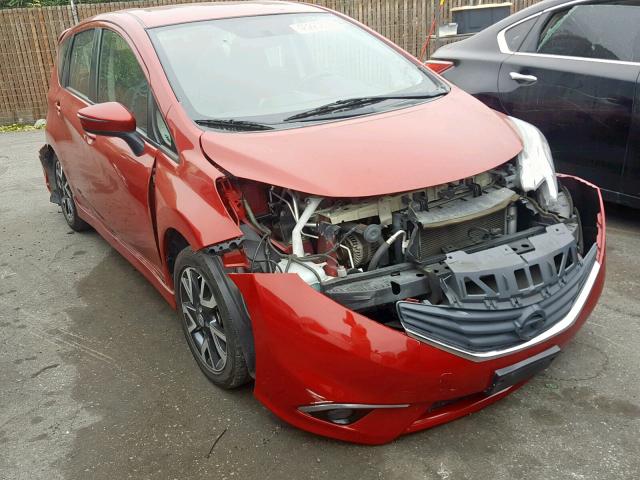 3N1CE2CP6FL392404 - 2015 NISSAN VERSA NOTE RED photo 1