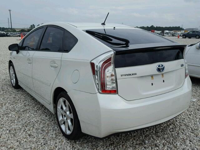 JTDKN3DU5D5684125 - 2013 TOYOTA PRIUS, WHITE - price history, history ...