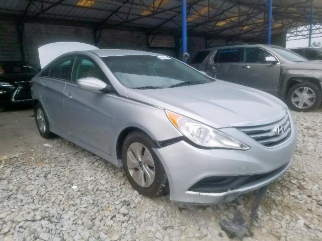 5NPEB4AC1EH819478 - 2014 HYUNDAI SONATA GLS SILVER photo 1