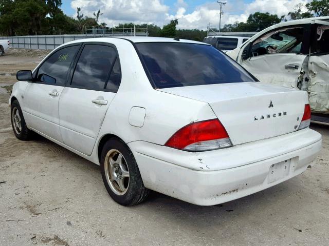 JA3AJ26E83U105669 - 2003 MITSUBISHI LANCER ES WHITE photo 3