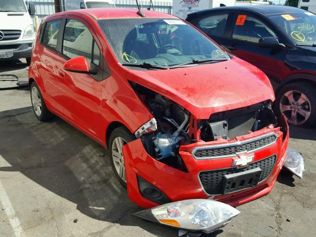 KL8CB6S92DC597509 - 2013 CHEVROLET SPARK LS RED photo 1