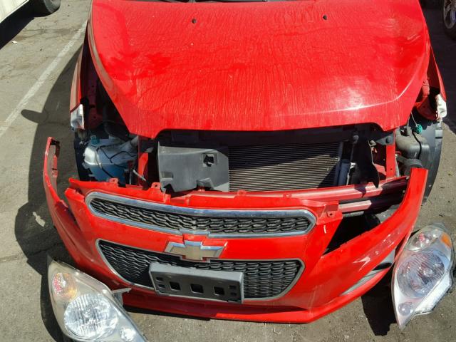 KL8CB6S92DC597509 - 2013 CHEVROLET SPARK LS RED photo 9