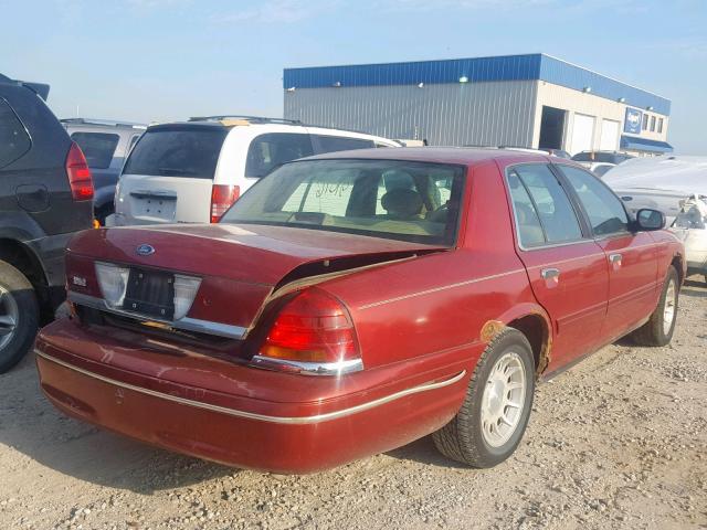 2FAFP74WXWX177751 - 1998 FORD CROWN VICT RED photo 4