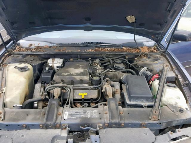 2G1WL54T7P9228878 - 1993 CHEVROLET LUMINA BLUE photo 7