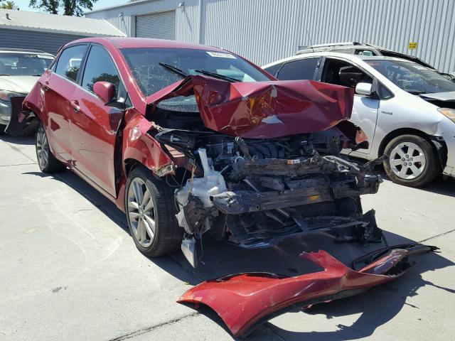 KMHD35LH0GU322126 - 2016 HYUNDAI ELANTRA GT BURGUNDY photo 1