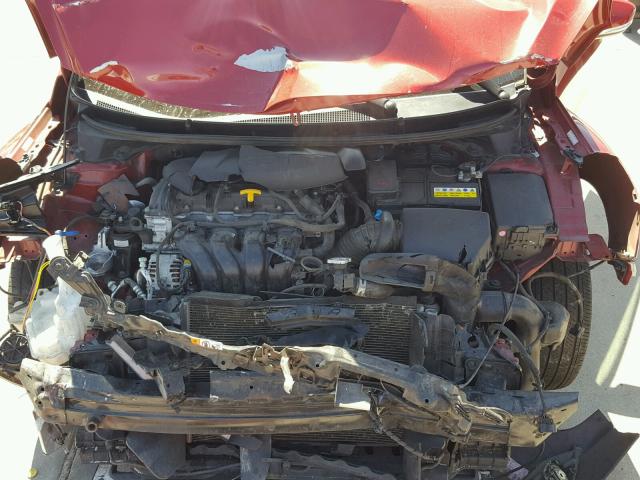 KMHD35LH0GU322126 - 2016 HYUNDAI ELANTRA GT BURGUNDY photo 7