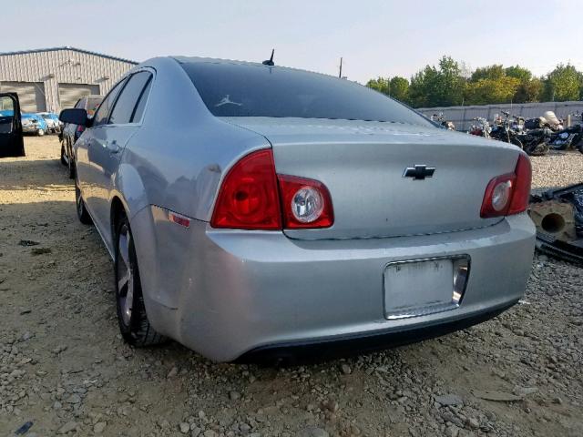 1G1ZC5E18BF210769 - 2011 CHEVROLET MALIBU 1LT SILVER photo 3