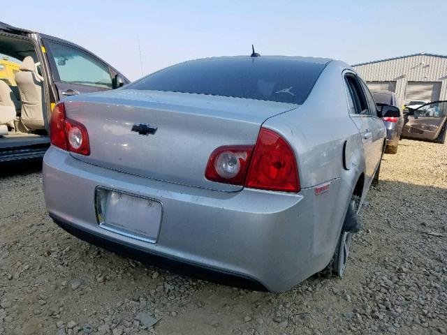 1G1ZC5E18BF210769 - 2011 CHEVROLET MALIBU 1LT SILVER photo 4