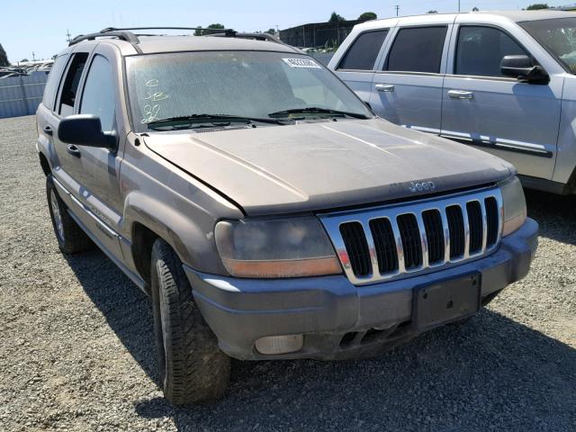 1J4GW48N71C629785 - 2001 JEEP GRAND CHER BROWN photo 1