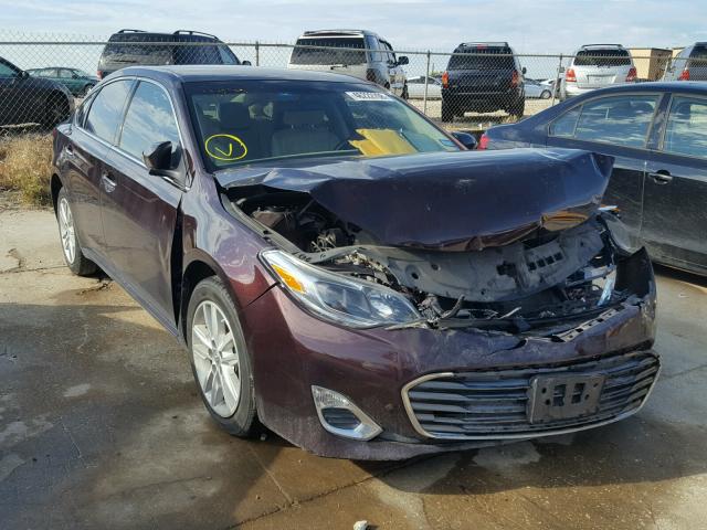 4T1BK1EB2FU175950 - 2015 TOYOTA AVALON XLE MAROON photo 1