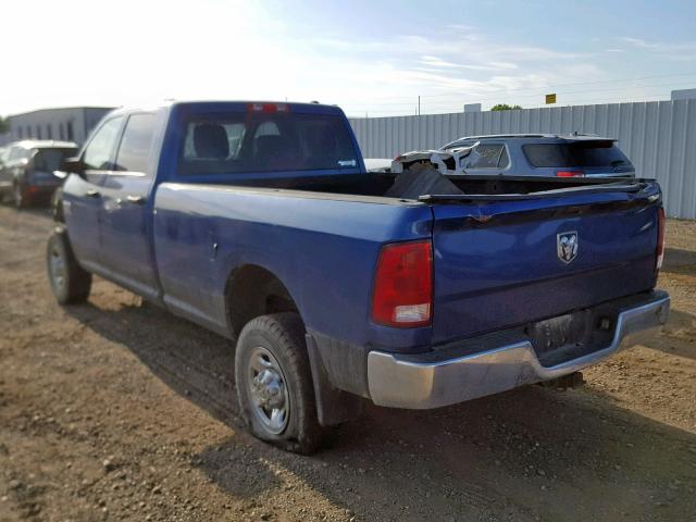 3D73Y3CL2BG588520 - 2011 DODGE RAM 3500 BLUE photo 3