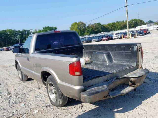 1GCCS14H438285711 - 2003 CHEVROLET S TRUCK S1 GRAY photo 3