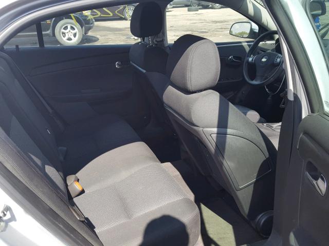 1G1ZH57B09F259580 - 2009 CHEVROLET MALIBU 1LT ვერცხლისფერი ფოტო 6