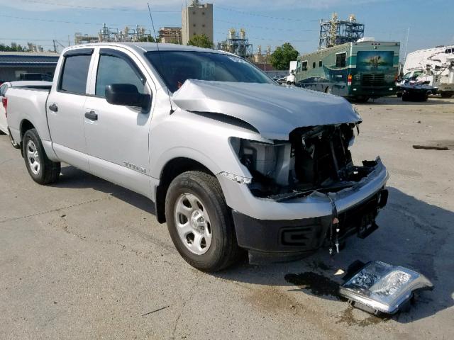 1N6AA1EK8HN516541 - 2017 NISSAN TITAN S SILVER photo 1