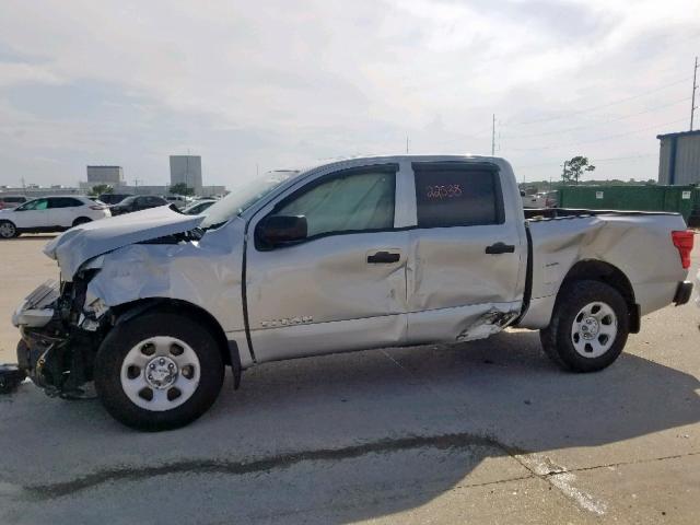 1N6AA1EK8HN516541 - 2017 NISSAN TITAN S SILVER photo 10