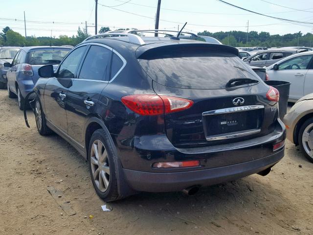 JNKAJ09FX8M352000 - 2008 INFINITI EX35 BASE BLACK photo 3