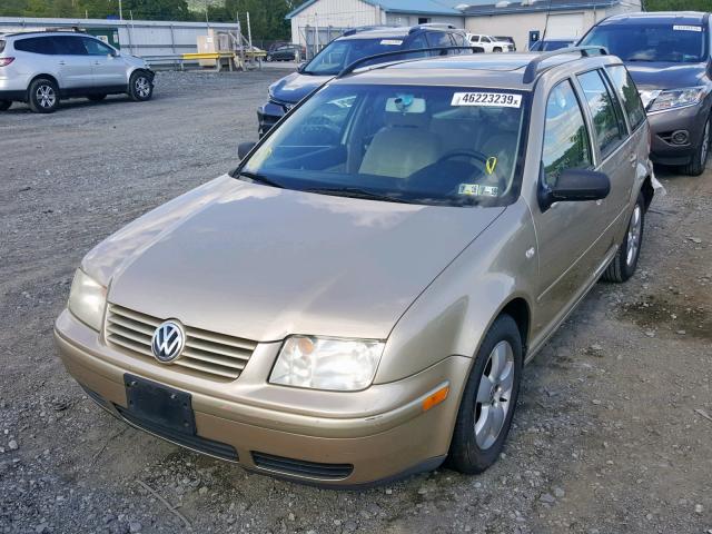 WVWSL61J94W002830 - 2004 VOLKSWAGEN JETTA GLS GOLD photo 2