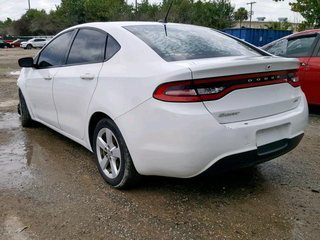 1C3CDFBB6GD518091 - 2016 DODGE DART SXT WHITE photo 3