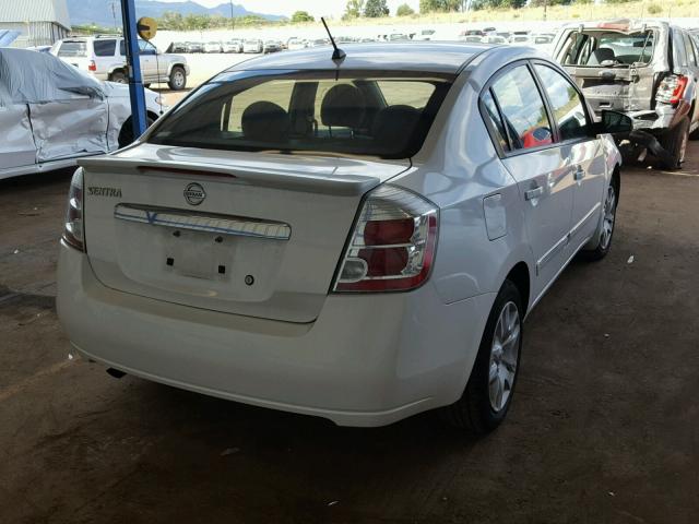 3N1AB6APXBL611479 - 2011 NISSAN SENTRA 2.0 WHITE photo 4