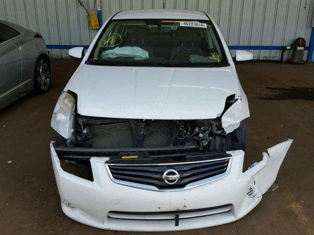 3N1AB6APXBL611479 - 2011 NISSAN SENTRA 2.0 WHITE photo 9