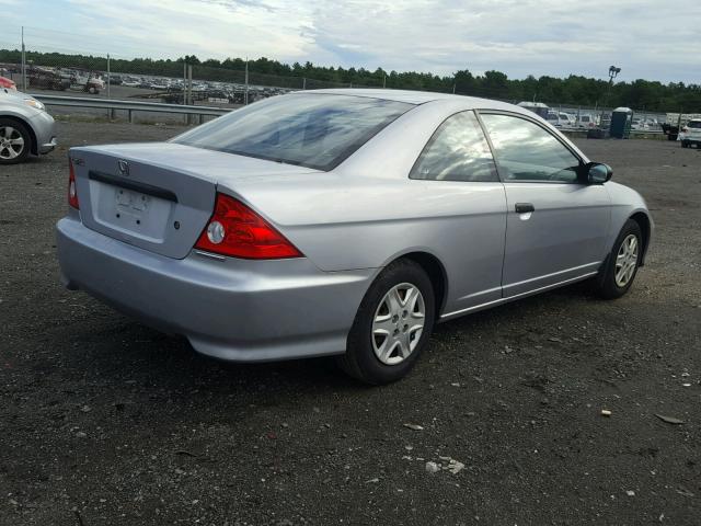 1HGEM22224L805010 - 2004 HONDA CIVIC DX SILVER photo 4