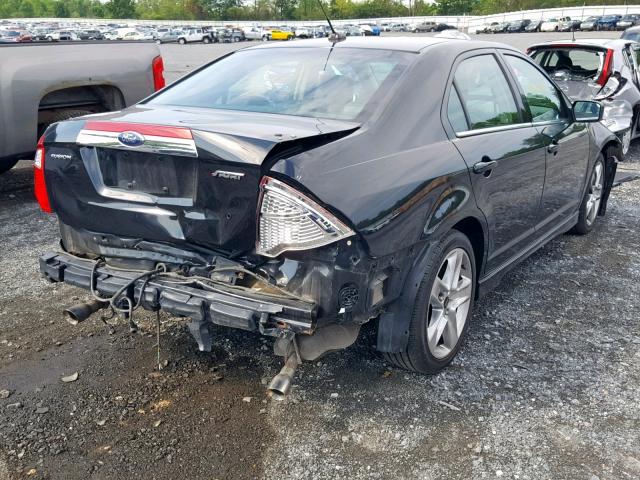 3FAHP0KC3AR159835 - 2010 FORD FUSION SPO BLACK photo 4