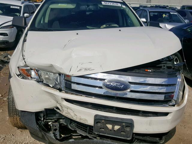 2FMDK3GC4ABB07951 - 2010 FORD EDGE SE WHITE photo 9