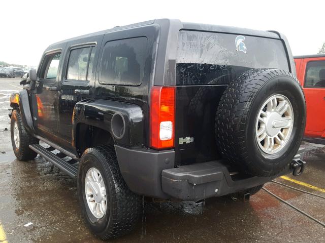 5GTEN33E488201583 - 2008 HUMMER H3 ADVENTU BLACK photo 3