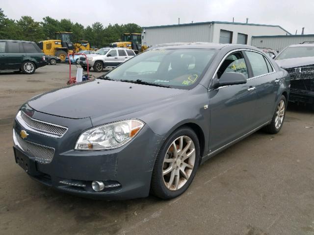 1G1ZK57758F159258 - 2008 CHEVROLET MALIBU LTZ ნაცრისფერი ფოტო 2