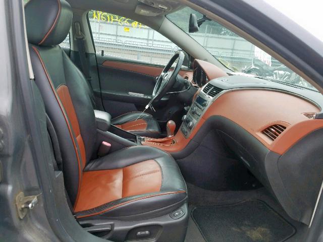 1G1ZK57758F159258 - 2008 CHEVROLET MALIBU LTZ ნაცრისფერი ფოტო 5