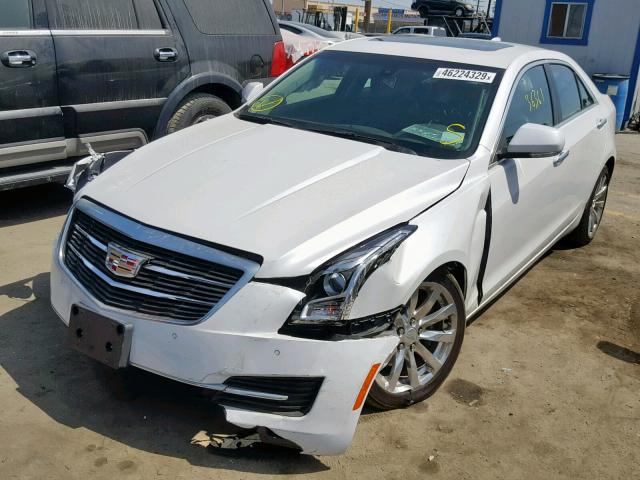 1G6AB5RX2J0159375 - 2018 CADILLAC ATS LUXURY WHITE photo 2