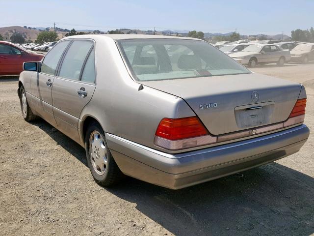 WDBGA51E2SA211389 - 1995 MERCEDES-BENZ S 500 GOLD photo 3