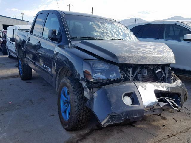 1N6BA0ECXCN318768 - 2012 NISSAN TITAN S BLACK photo 1