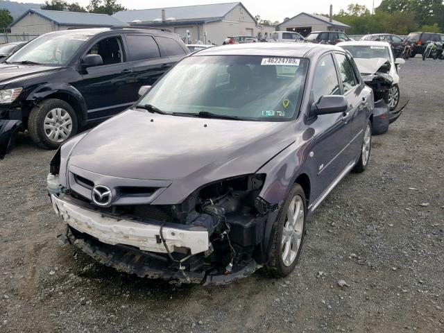 JM1BK344091222403 - 2009 MAZDA 3 S GRAY photo 2