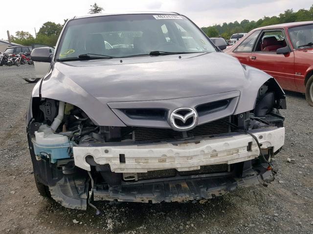 JM1BK344091222403 - 2009 MAZDA 3 S GRAY photo 9