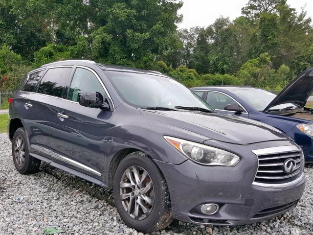 5N1AL0MM1DC341089 - 2013 INFINITI JX35 GRAY photo 1