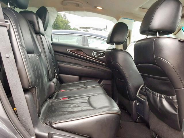 5N1AL0MM1DC341089 - 2013 INFINITI JX35 GRAY photo 6