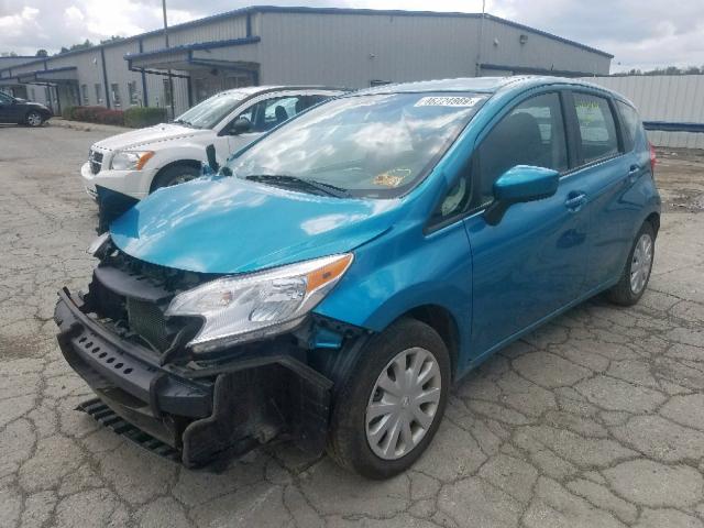 3N1CE2CP5GL352672 - 2016 NISSAN VERSA NOTE TURQUOISE photo 2