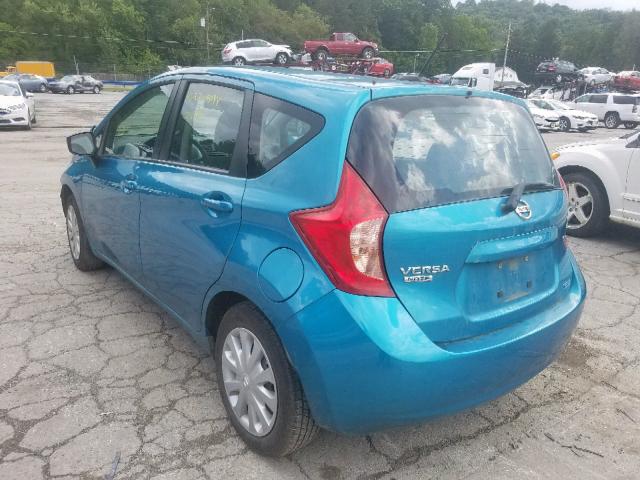 3N1CE2CP5GL352672 - 2016 NISSAN VERSA NOTE TURQUOISE photo 3