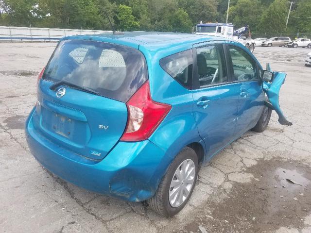 3N1CE2CP5GL352672 - 2016 NISSAN VERSA NOTE TURQUOISE photo 4