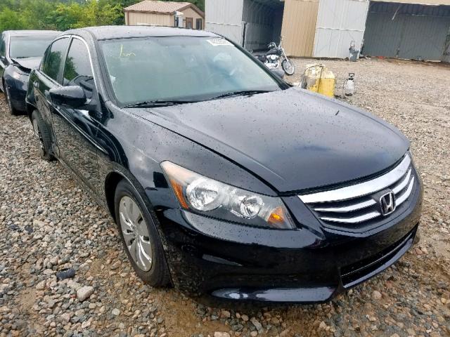 1HGCP2F34CA155396 - 2012 HONDA ACCORD LX BLACK photo 1