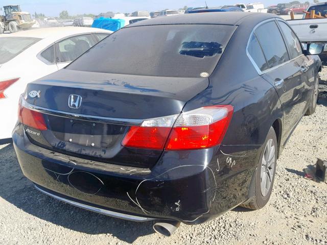 1HGCR2F38FA173415 - 2015 HONDA ACCORD LX BLACK photo 4