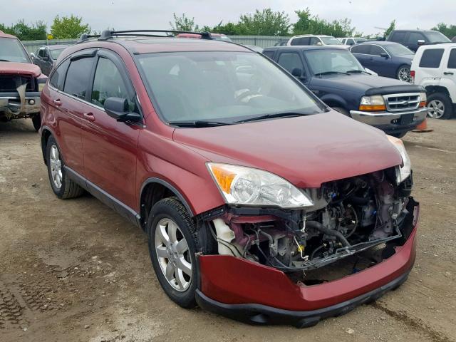 JHLRE48717C123772 - 2007 HONDA CR-V EXL MAROON photo 1