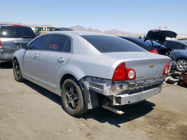 1G1ZA5EB6AF106276 - 2010 CHEVROLET MALIBU LS SILVER photo 3