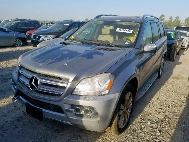 4JGBF2FE2AA595219 - 2010 MERCEDES-BENZ GL 350 BLU SILVER photo 2