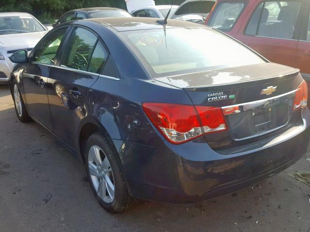 1G1P75SZ7E7100266 - 2014 CHEVROLET CRUZE BLUE photo 3