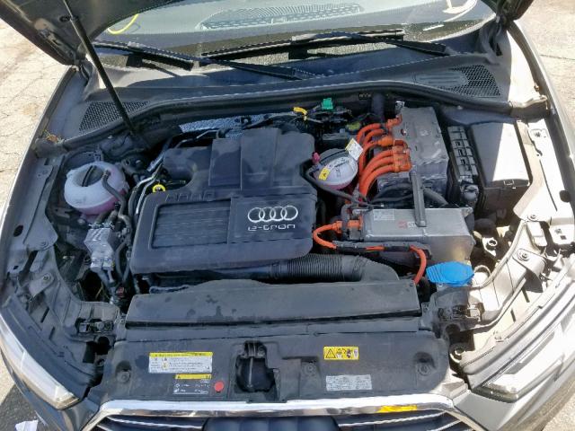 WAUUPBFF6HA061893 - 2017 AUDI A3 E-TRON GRAY photo 7