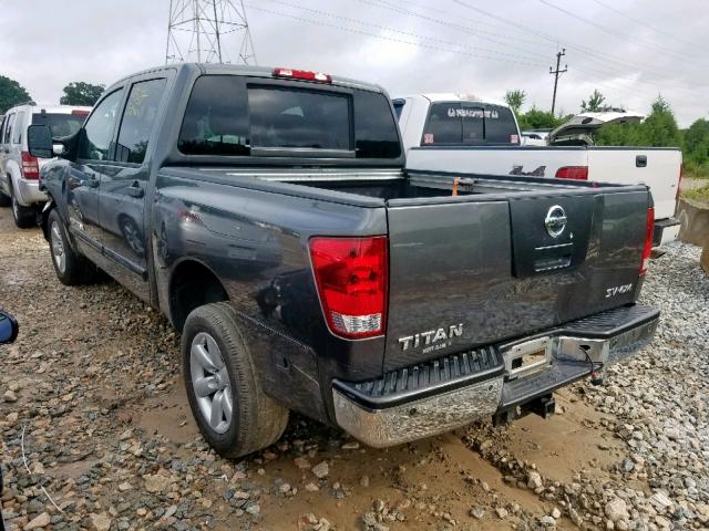 1N6AA0EC2BN306589 - 2011 NISSAN TITAN S GRAY photo 3